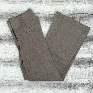 2000s beige/grey lowrise bootcut trousers
